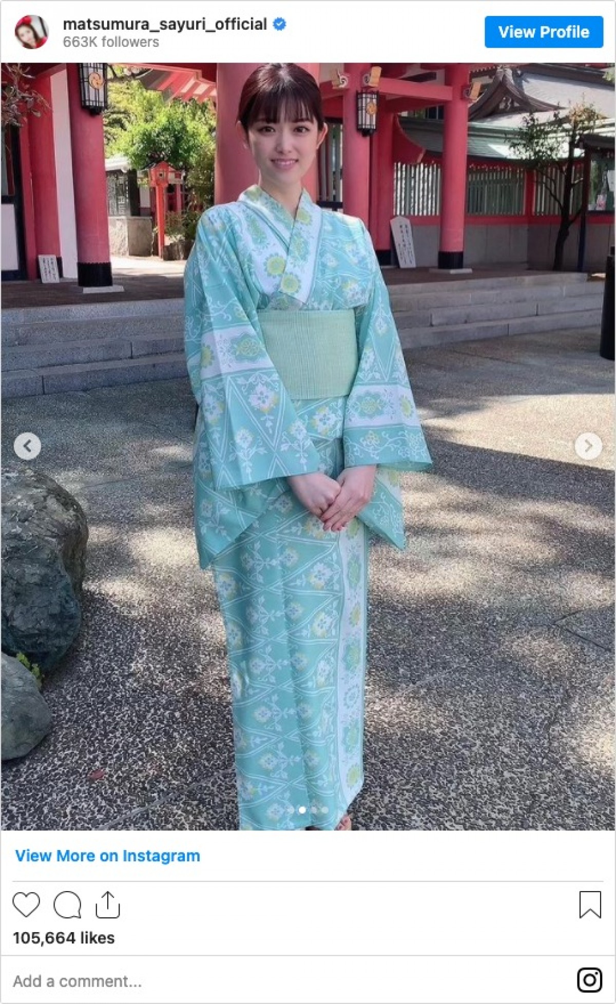 乃木坂46・松村沙友理、涼しげな浴衣姿を披露「今年はお祭り行けるのかなぁ？」