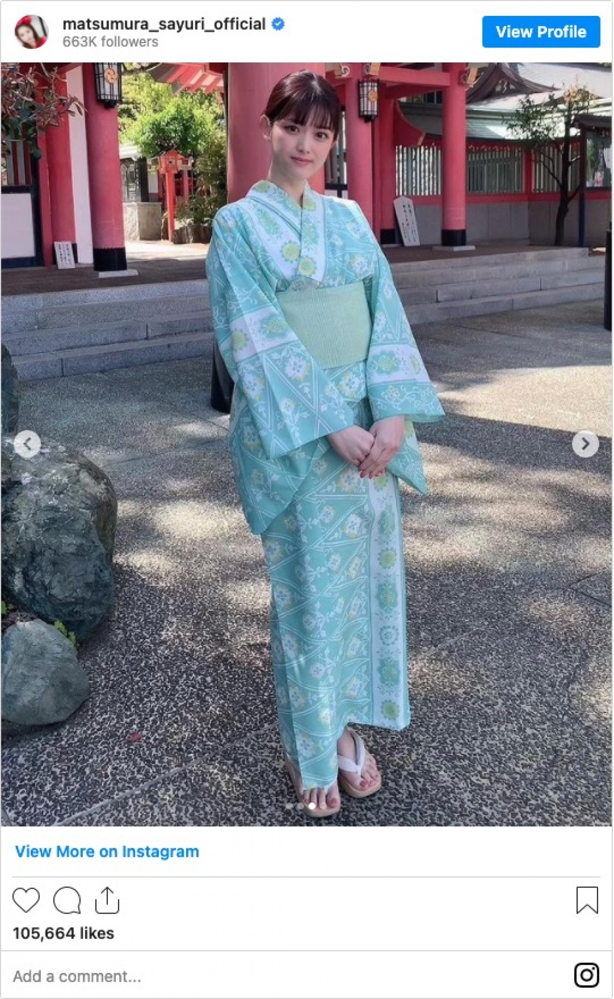 乃木坂46・松村沙友理、涼しげな浴衣姿を披露「今年はお祭り行けるのかなぁ？」