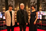 『NHK MUSIC SPECIAL 松本隆 50年 ～時代と人をつないだ作詞家～』に出演する（左から）三浦大知、松本隆、池田エライザ