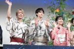 映画『星空のむこうの国』七夕直前完成披露試写会舞台あいさつイベントの様子