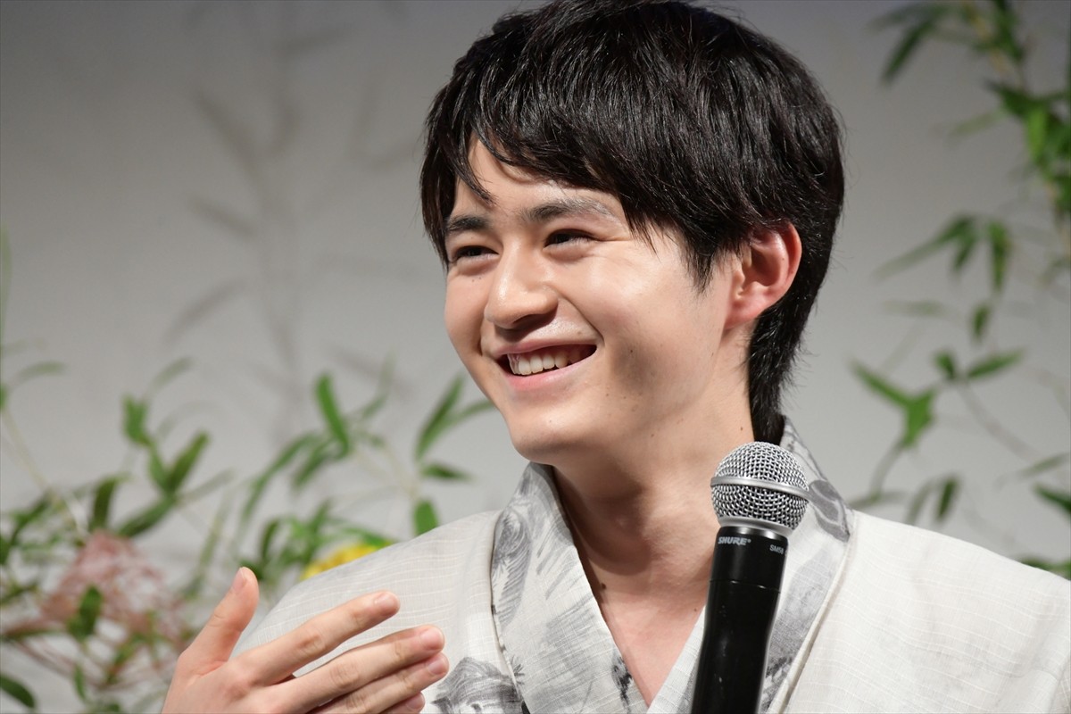 鈴鹿央士、浴衣姿で登場　現実的な七夕の願いに照れ笑い「恥ずかしい」