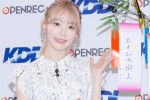 「KDDI×OPENREC．tv　業務提携に関する発表会」に出席した宮脇咲良