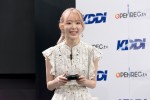 「KDDI×OPENREC．tv　業務提携に関する発表会」に出席した宮脇咲良