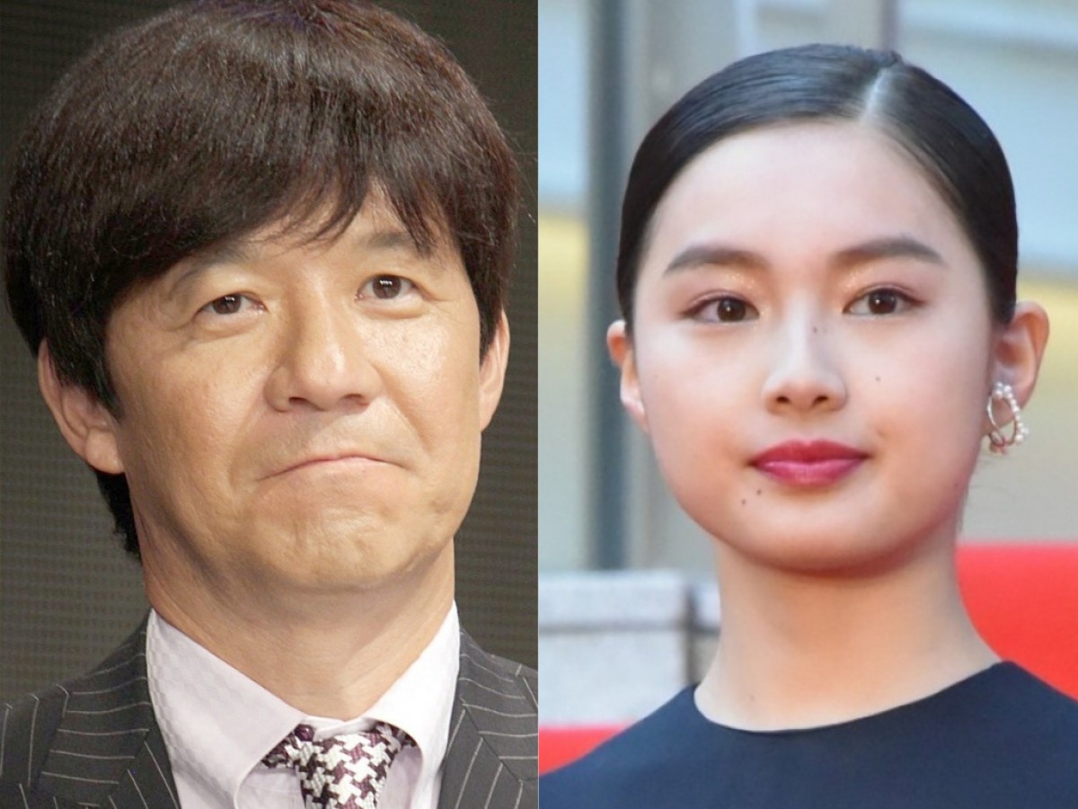 (左から)内村光良、箭内夢菜