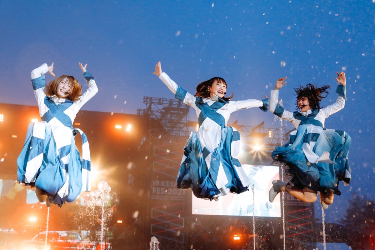 櫻坂46、初の全国ツアー決定　「W-KEYAKI FES. 2021」初日公演で発表