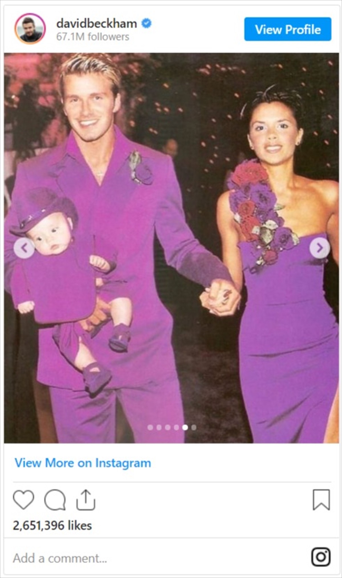 デヴィッド・ベッカム、妻ヴィクトリアと結婚22周年！　歴代ペアルック振り返りでお祝い