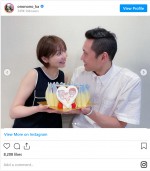 おのののか＆塩浦慎理選手の仲睦まじい2SHOT　※「おのののか」インスタグラム