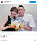 おのののか＆塩浦慎理選手の仲睦まじい2SHOT　※「おのののか」インスタグラム