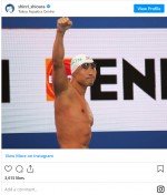 東京オリンピック競泳日本代表の塩浦慎理選手　※「塩浦慎理」インスタグラム