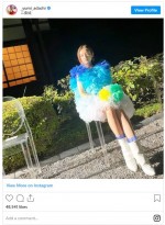 安達祐実、フリフリの衣装姿　※「安達祐実」インスタグラム