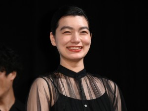 映画『サマーフィルムにのって』特別試写会イベントに登場した祷キララ