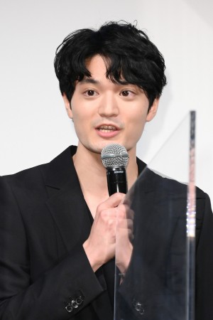 映画『サマーフィルムにのって』特別試写会イベントに登場した篠田諒