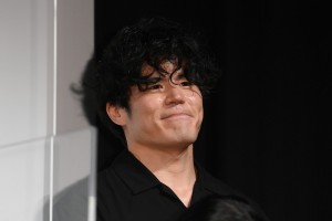 映画『サマーフィルムにのって』特別試写会イベントに登場した板橋駿谷