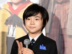 映画『妖怪大戦争 ガーディアンズ』完成披露試写会に登場した寺田心