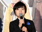 映画『妖怪大戦争 ガーディアンズ』完成披露試写会に登場した寺田心