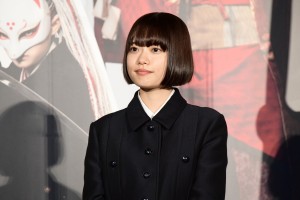 映画『妖怪大戦争 ガーディアンズ』完成披露試写会に登場した杉咲花