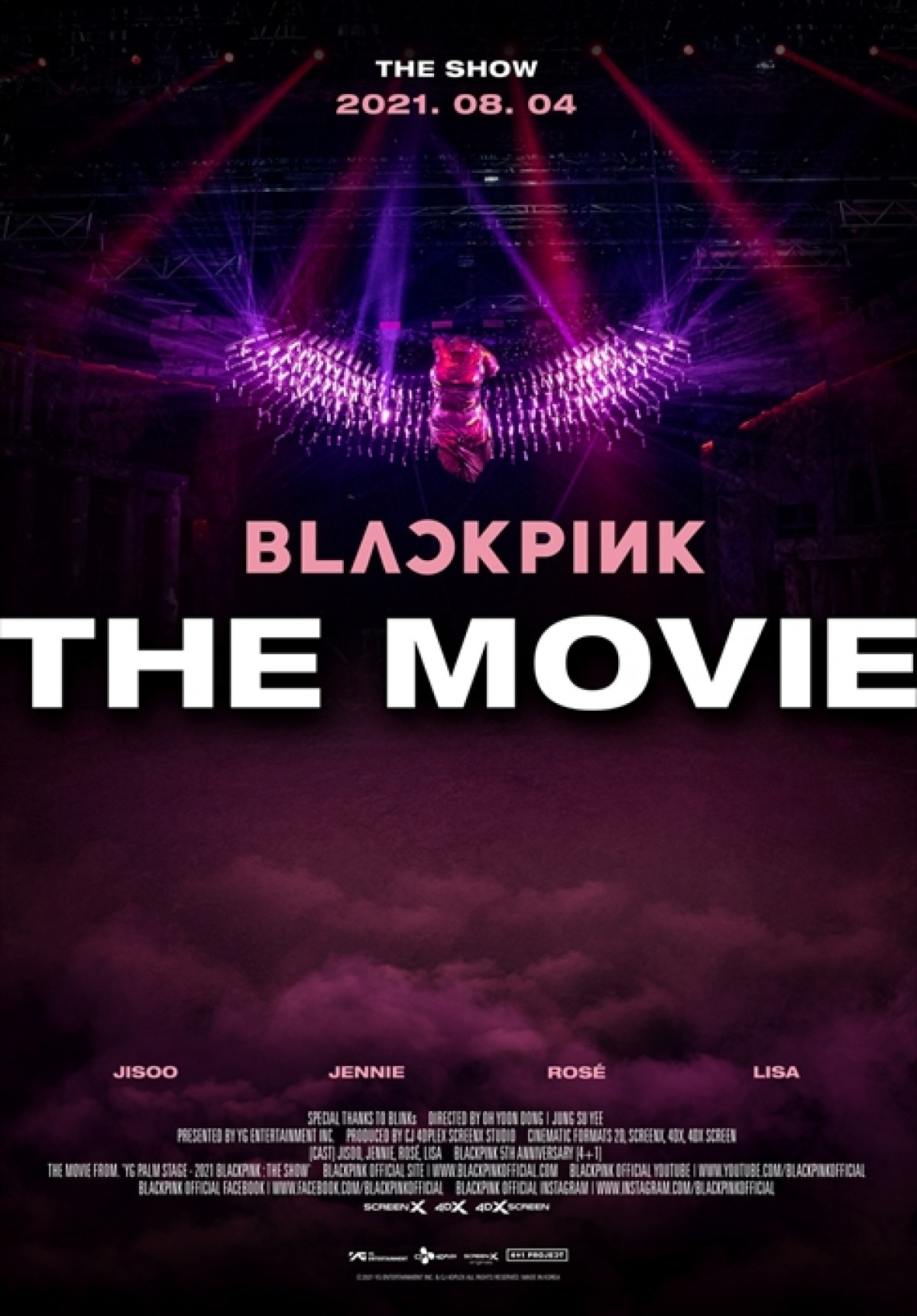 映画『BLACKPINK THE MOVIE』メインビジュアル