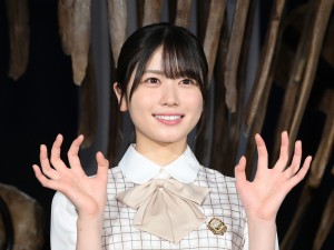 「Sony presents DinoScience 恐竜科学博 ～ララミディア大陸の恐竜物語～」に登場した日向坂46・丹生明里