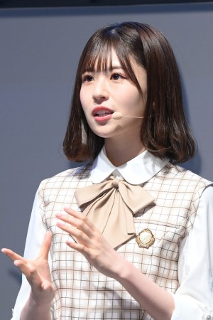 「Sony presents DinoScience 恐竜科学博 ～ララミディア大陸の恐竜物語～」に登場した日向坂46・松田好花