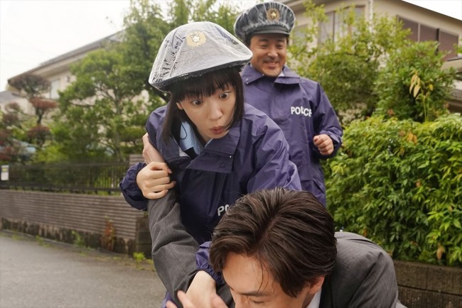 ドラマ『ハコヅメ ~たたかう!交番女子~』第3話での永野芽郁の場面写真