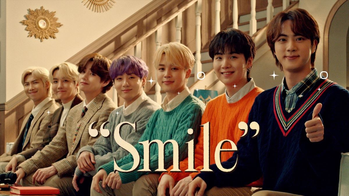 BTS主演新CM「XYLITOL×BTS Smile Sofa篇」より