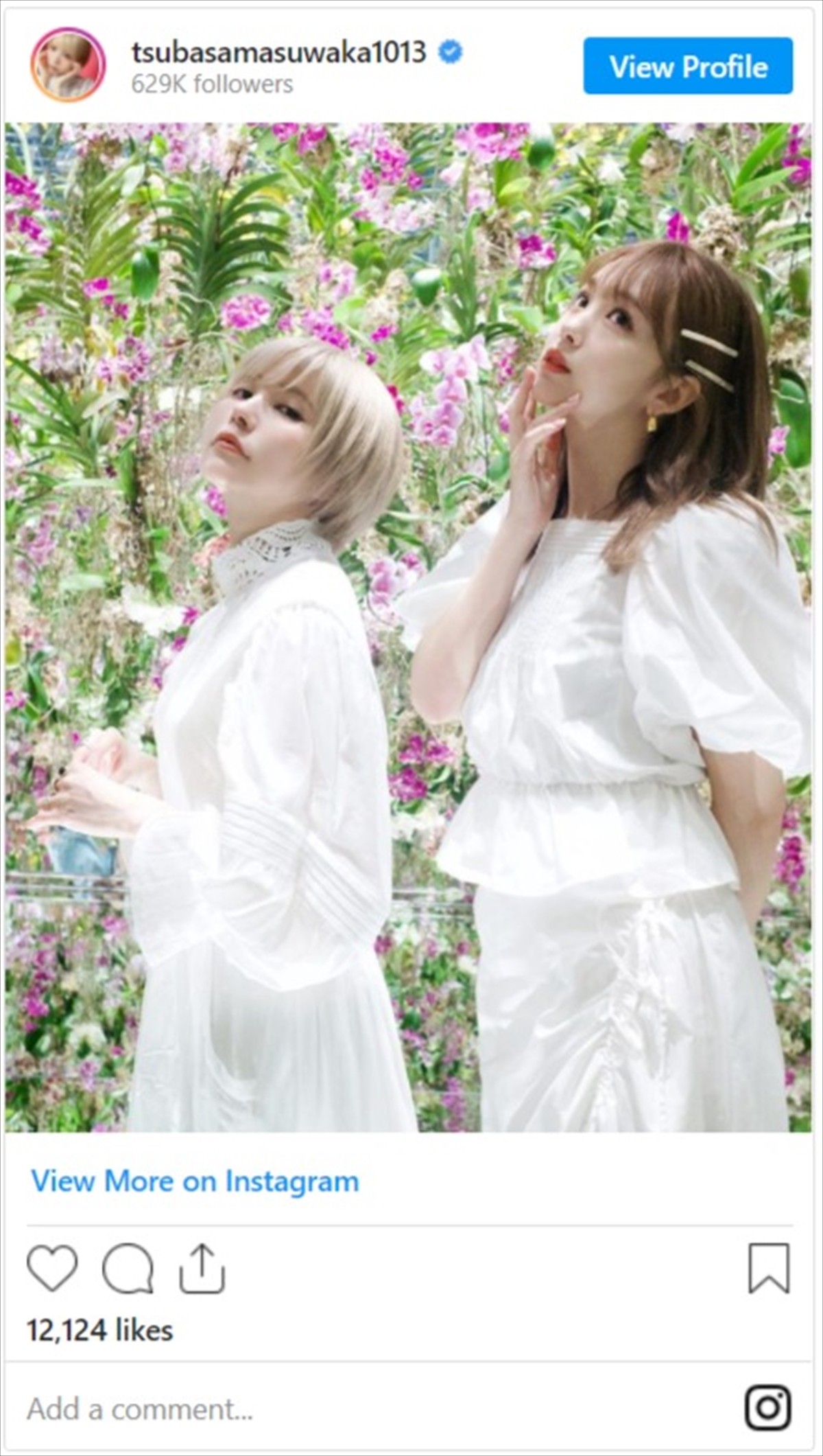 藤田ニコル、益若つばさ撮影の“盛れ盛れショット”公開に反響「透明感えぐい」