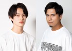 『仮面ライダーリバイス』仮面ライダー役で出演する（左から）前田拳太郎、木村昴