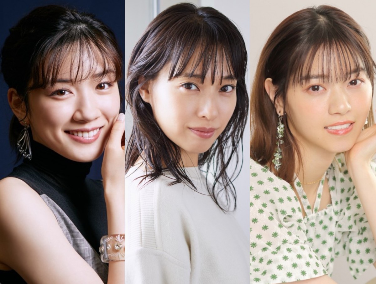 (左から)永野芽郁、戸田恵梨香、西野七瀬