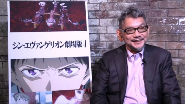 オンライン上で開催された「Comic‐Con@Home(コミコン・アットホーム)」のパネルセッション に登壇した庵野秀明総監督