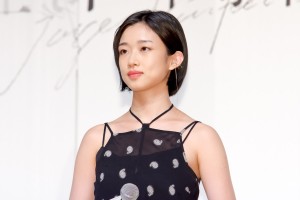 ドラマ『上下関係』完成披露発表会イベントに登場した河合優実