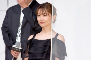 ドラマ『上下関係』完成披露発表会イベントに登場した大島優子