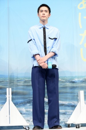 細田佳央太、映画『子供はわかってあげない』完成披露上映会に登場