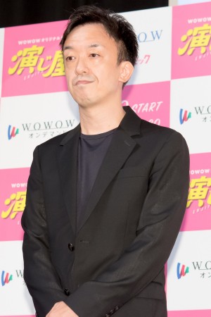 ドラマ『演じ屋』完成報告会見に登場した野口照夫監督
