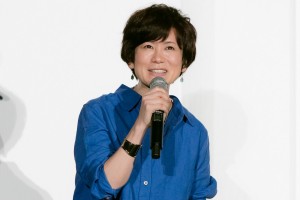 『映画クレヨンしんちゃん 謎メキ！花の天カス学園』公開初日舞台あいさつに登場した小林由美子