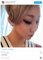 倖田來未の美しい浴衣姿　※「倖田來未」インスタグラム