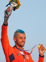 セーリング男子RSX級で金メダルを獲得したオランダ代表キラン・バドルー