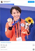 四千頭身・石橋遼大が体操銅メダル・村上茉愛選手へ祝福　※「四千頭身・石橋遼大」インスタグラム