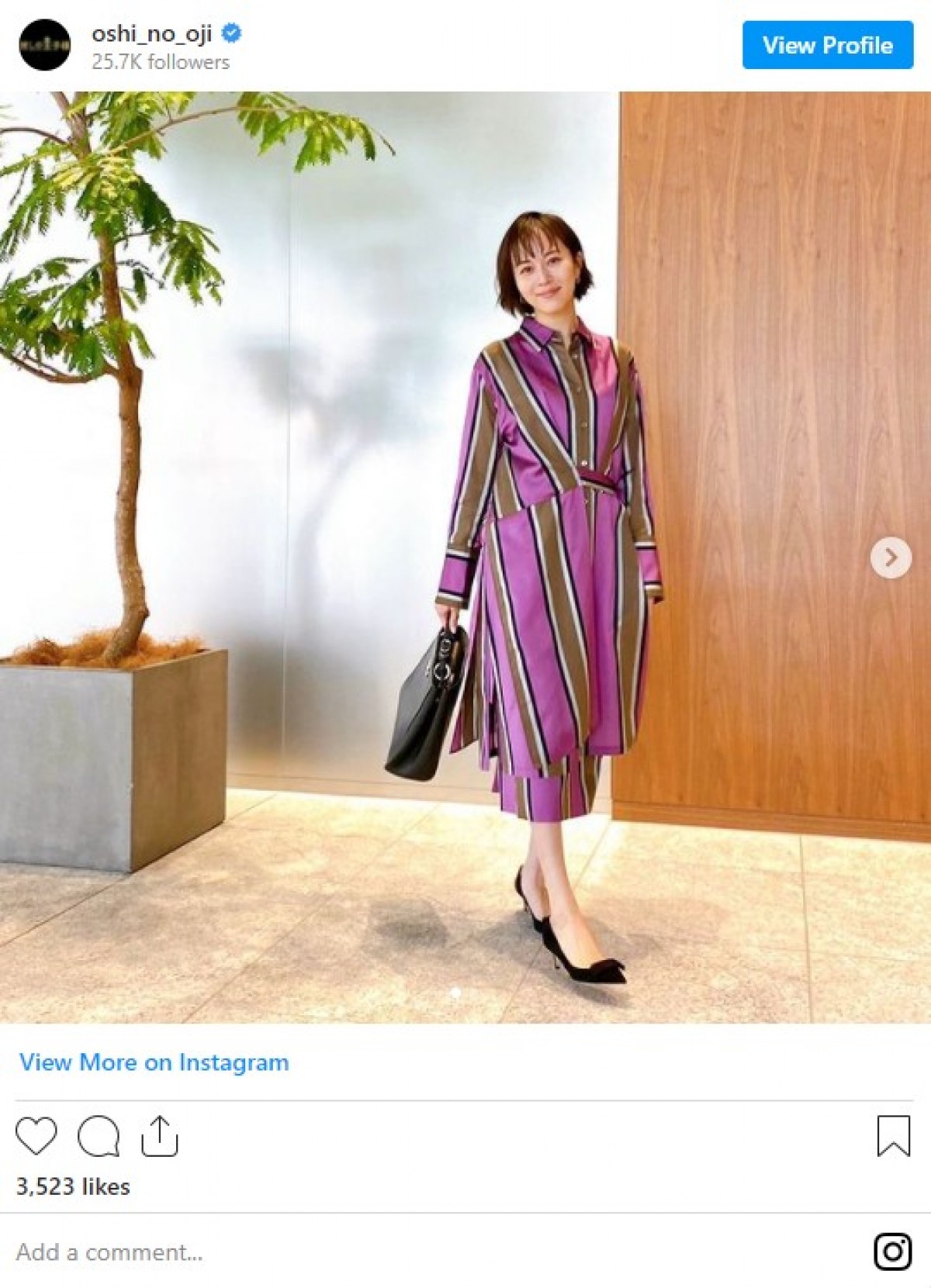 白ワンピ姿の比嘉愛未、渡邊圭祐との2ショットに「美男美女」と反響
