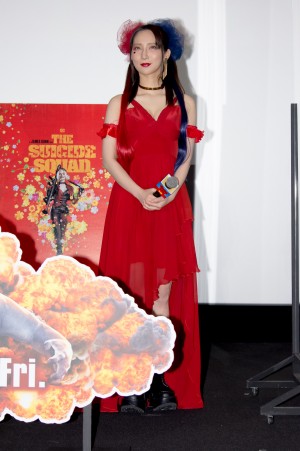 映画『ザ・スーサイド・スクワッド　“極”悪党、集結』ジャパンプレミアに登場したファーストサマーウイカ