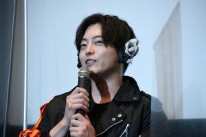 『ゼロワンOthers 仮面ライダーバルカン＆バルキリー』完成披露舞台あいさつに登場した山口大地