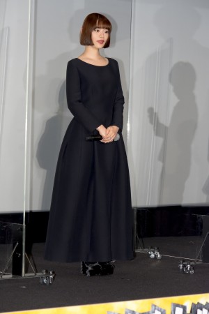 映画『妖怪大戦争 ガーディアンズ』初日舞台あいさつに登場した杉咲花