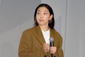 映画『妖怪大戦争 ガーディアンズ』初日舞台あいさつに登場した安藤サクラ