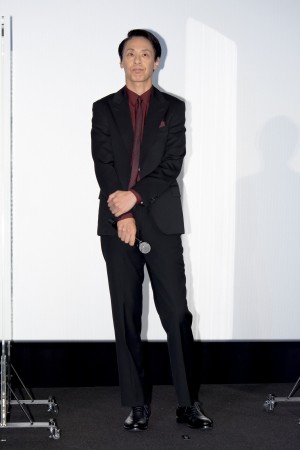 映画『妖怪大戦争 ガーディアンズ』初日舞台あいさつに登場した大倉孝二