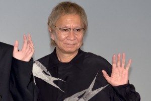 映画『妖怪大戦争 ガーディアンズ』初日舞台あいさつに登場した三池崇史監督