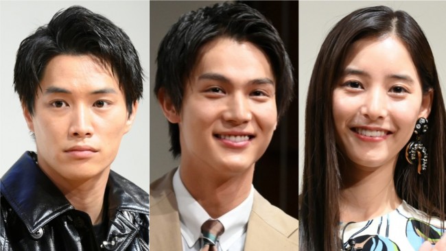 ドラマ『ボクの殺意が恋をした』で共演する(左から)鈴木伸之、中川大志、新木優子