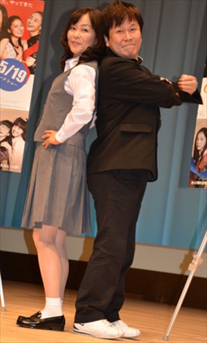 タッチ 三ツ矢雄二と日高のり子が登場 三ツ矢 男ばっかりでキュンキュン と興奮気味 12年5月15日 映画 ニュース クランクイン