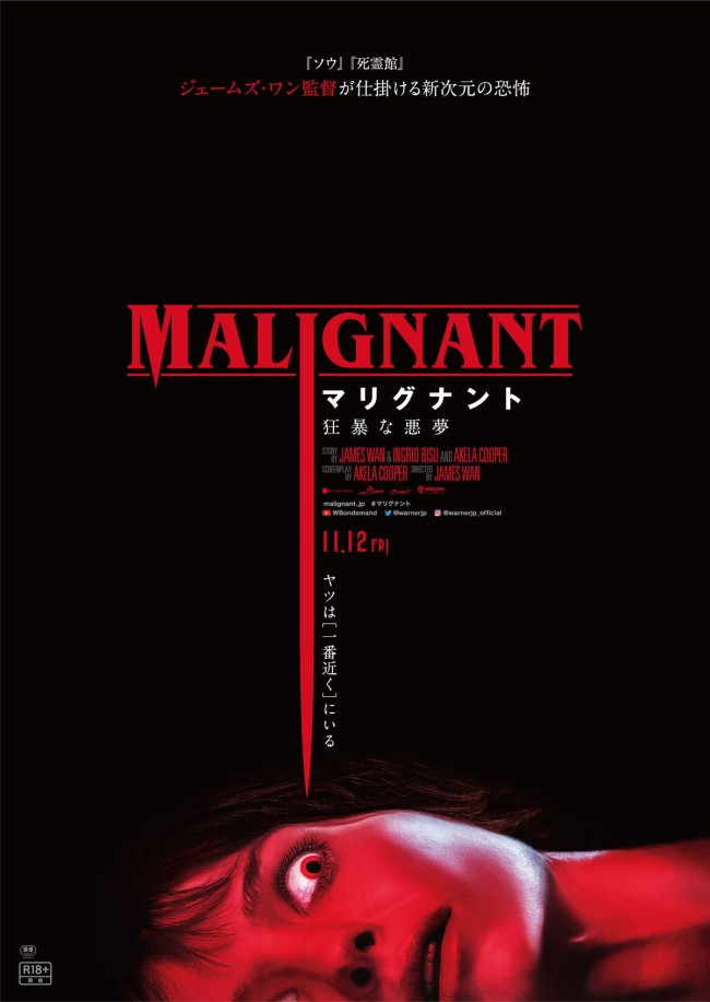 映画『マリグナント 狂暴な悪夢』日本版本ポスター