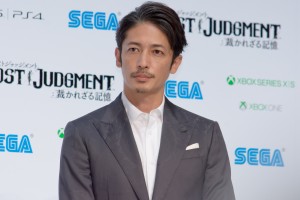『LOST JUDGMENT：裁かれざる記憶』完成披露記者発表会に登場した玉木宏