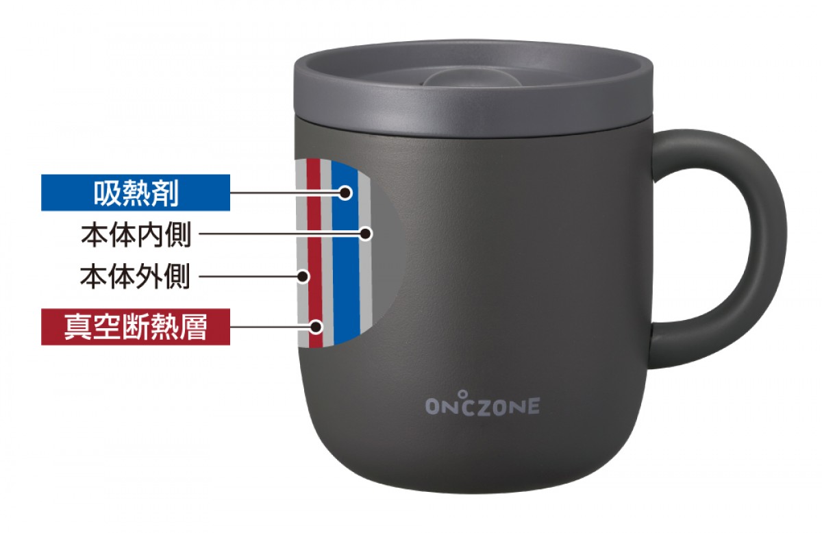 3分で飲みやすい温度になるマグカップ登場