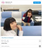 永野芽郁＆西野七瀬　かわいさが充満した2ショット　※ドラマ『ハコヅメ ～たたかう！交番女子～』公式インスタグラム